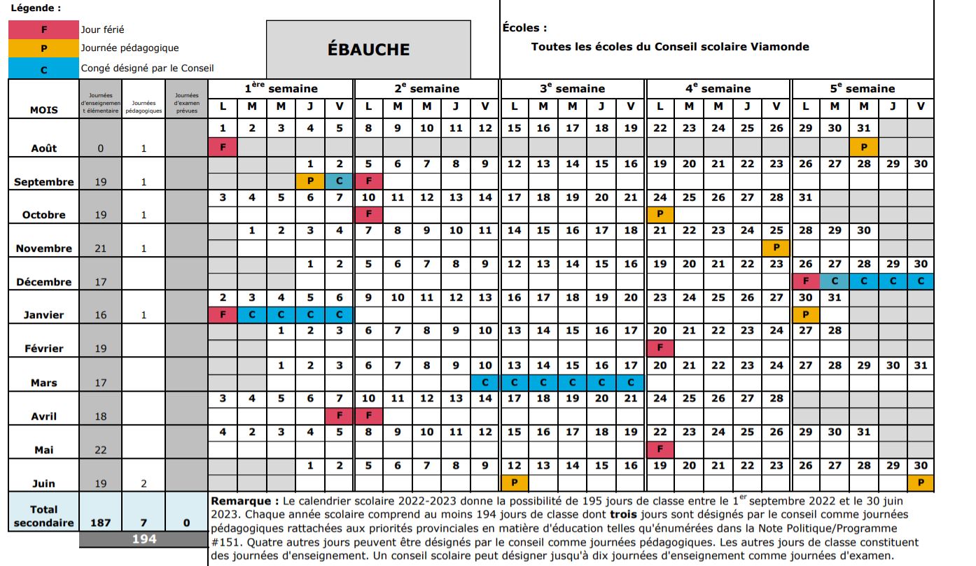 Amu Calendrier Universitaire 2023 És Toronto Ouest (@Torontoouest) / Twitter