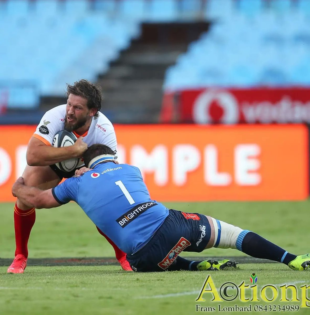 HALF-TIME | Vodacom @BlueBullsRugby 20-19 Toyota @CheetahsRugby

Tight contest!! The second half should be a good one!!

#pegasuspublishing I #BULvCHE I #CarlingCurrieCup I #ReachForGold I #TheChampionWithin I @Actionpixsa I @TheCurrieCup