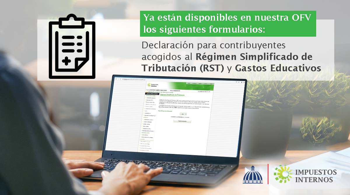 DGii's tweet photo. ¡Es hora de presentar tus impuestos! Se encuentran disponibles en nuestra oficina virtual los formularios de declaración del RST y Gastos Educativos.

Ten en cuenta que, la fecha límite es el 28 de febrero de 2022.

Accede a ellos aquí: https://t.co/8CNlpuMNep https://t.co/4TdR6dFF1A
