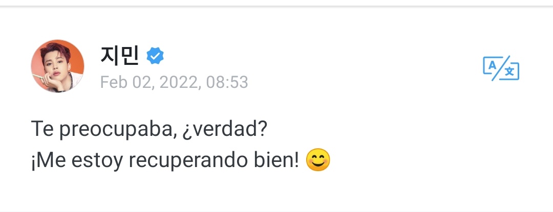 Catalinacolin7's tweet photo. Después de tanto tiempo vengo aquí...
La verdad había olvidado Twitter 🤣

Pero por Jimin vale la pena regresar 💜 espero te recuperes pronto mi pequeño mochi. Te mandamos todas nuestras fuerzas y nuestro amor...
#JiminGetWellSoon
@BTS_twt https://t.co/Az8GTCaQ5c