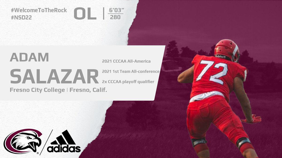 csceagles's tweet photo. #WelcomeToTheRock Adam Salazar! https://t.co/e1375me3i7