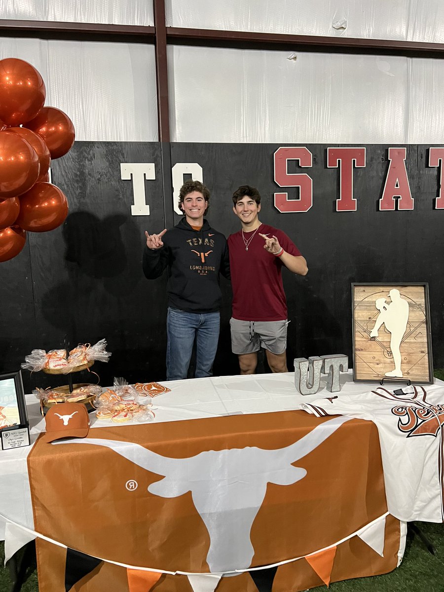 Congratulations to <a href="/LukeSpenc1/">Luke Spencer</a> 🐏 and <a href="/grubbs_max/">Max Grubbs</a> 🐂 for signing today! Proud of y’all and excited to get after it our last year together.