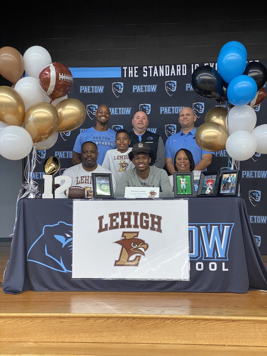 Congrats to <a href="/mikejordann_/">Michael Jordan</a> on signing with <a href="/LehighFootball/">Lehigh Football</a>!