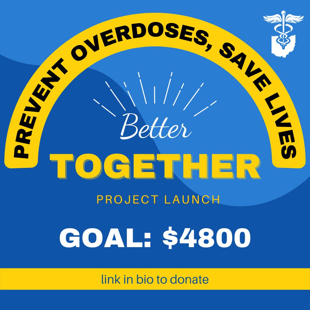 Today marks the start of our #BetterTogether Project! From today until March 9, you can donate to The SOAR Initiative using the link in our bio.  Every dollar will help us provide harm-reduction resources to prevent overdose deaths in the Columbus community.