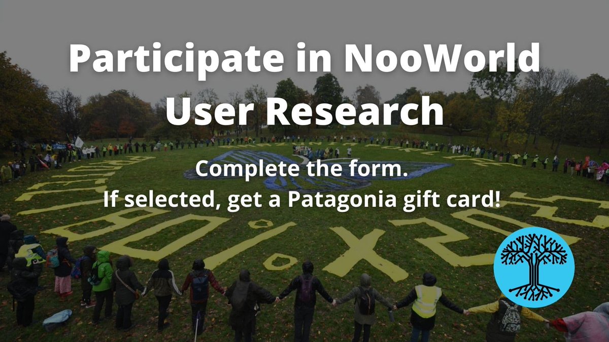 2021 was an incredible year and the NooWorld community had some tremendous victories. 

In order to have an even greater impact in 2022, we want to learn about how people like to stay informed and get involved with the climate movement. 

forms.gle/JPicDRgZ5fyKxu…