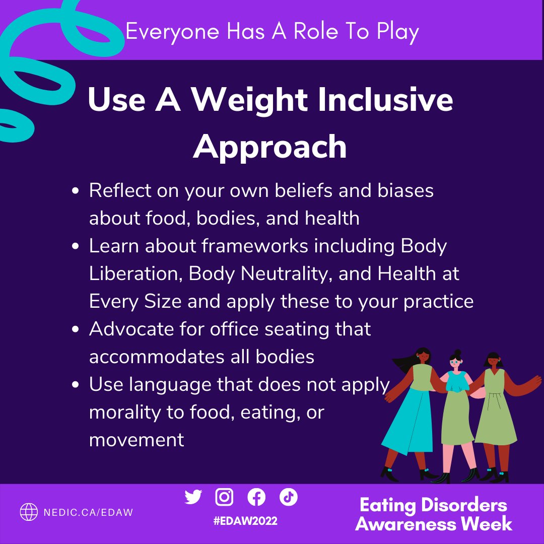HopewellOttawa's tweet photo. Today marks the fourth day of Eating Disorder Awareness Week. Following the National theme "Everyone has a role to play" today we are focusing on Mental Health Providers. https://t.co/1ZDfcVcxnV