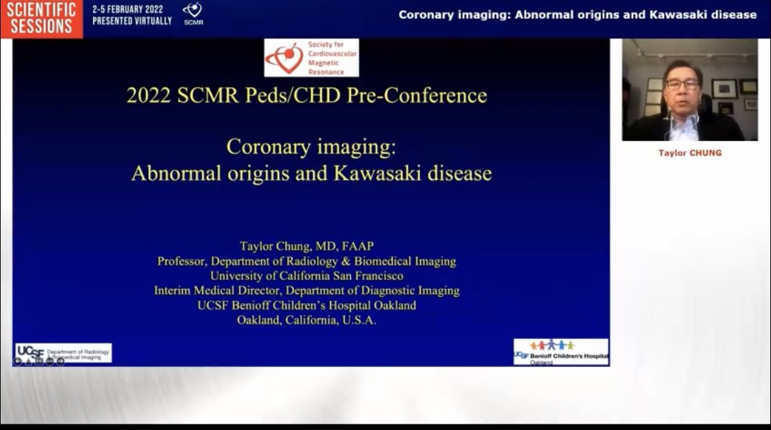 DrJenniferCo_Vu's tweet photo. Interesting #SCMR22 Peds/CHD conference talk by Dr. Taylor Chung on Basic principles in Coronary imaging using #whyCMR  which can be useful in Kawasaki pts with coronary aneurysms and in anomalous coronaries.
@SCMRorg @scmrchd @Scmr3D 
@chiarabd @purviparwani @Kfarooqi https://t.co/tnq6yJYiQs