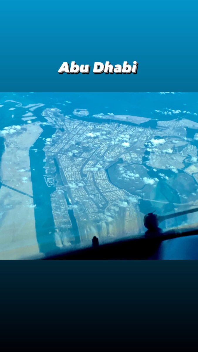 DaveWallsworth's tweet photo. We had some great views on our flight back earlier. We flew right over the top of Abu Dhabi and the view as we approached the Gulf of Aqaba was just amazing! The photos just don’t do the view justice. #viewfromtheflightdeck #bestofficewindow https://t.co/6kmLFZMHry