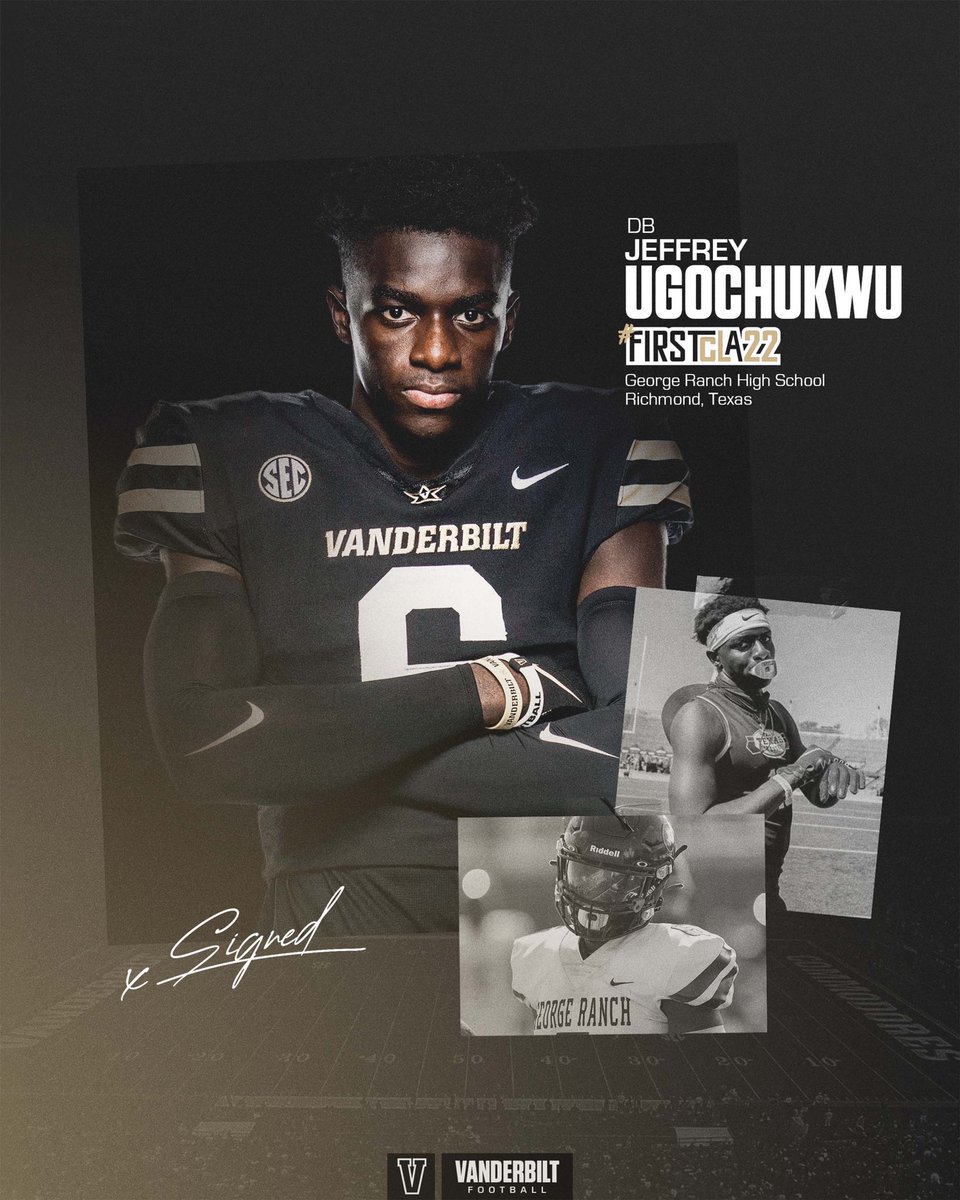 JeffreyUgo1's tweet image. Done deal. @VandyFootball #AnchorDown⚓️ #FirstCla22