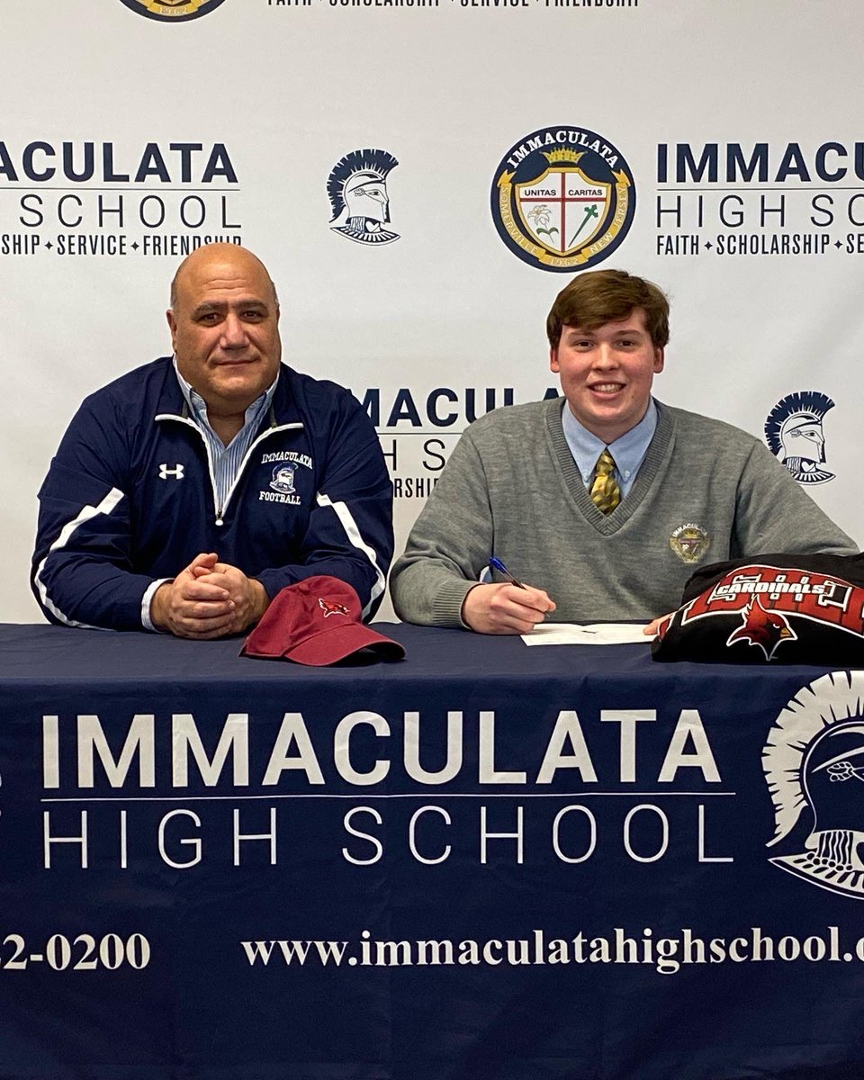 Proud to announce that I will be continuing both my academic and athletic career at St. John Fisher college. Thank you to coach <a href="/CoachVosburgh/">Paul Vosburgh</a> <a href="/chriskeyes16/">Coach Keyes</a> and <a href="/coach_johnsen/">Graham Johnsen</a> for this opportunity. Can’t wait to be a Cardinal‼️ @SJFCFootball @IHSSpartanFB <a href="/UnitasCaritas/">Unitas Caritas Foundation</a>