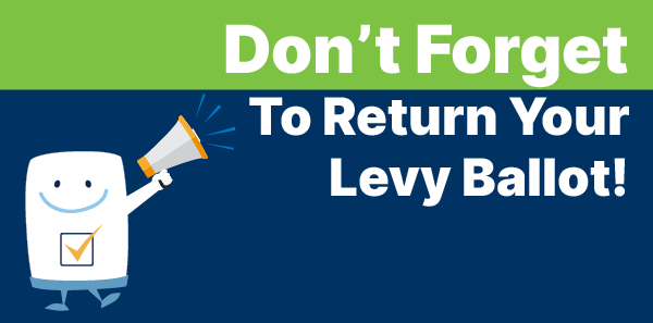 ksdschools's tweet photo. Don't forget to return your replacement school levy ballot by Feb. 8! Ballots must be postmarked by that date or placed in a secure ballot drop box by 8 p.m. Learn more: https://t.co/zLBngetGdm https://t.co/CMhgoyesM0