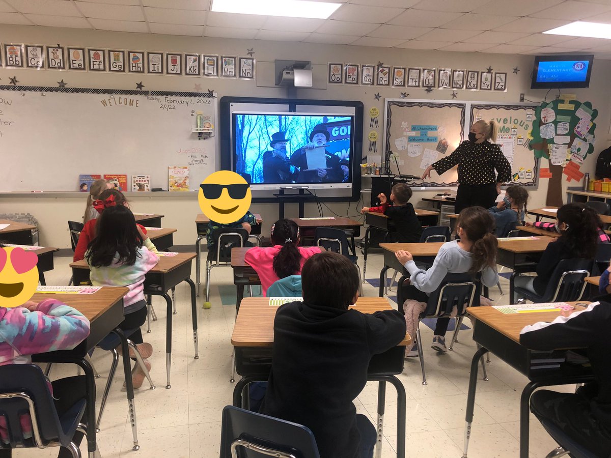 2nd graders in Mrs. Tong’s class were split about whether or not they wanted 6 more weeks of winter! We’ll see if Phil’s prediction holds true! #TeamSpring #BetheBest <a href="/MarvinESNC/">Marvin Elementary School</a> <a href="/ScottSp99971001/">Scott Spencer</a> <a href="/UCPSNC/">Union County Public Schools</a> <a href="/AGHoulihan/">Andrew G. Houlihan</a> @jttopp
