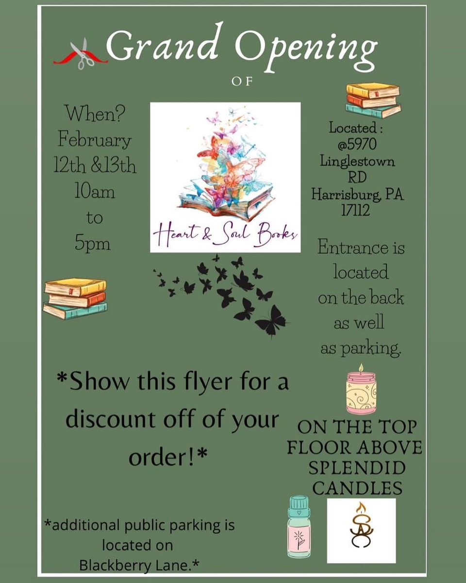 MeahLeura's tweet photo. Be there or miss out on this amazing opportunity to shop local and support a Black woman owned business right here in your town ❤❤❤

Oh, and did I mention the owner is my dope ass sister?!?

#linglestown #bookstore #supportblackbusiness #supportlocal #supportblackwomenbusiness https://t.co/BJeXRRlQaD