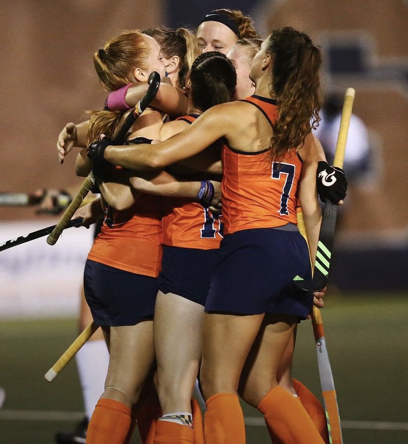 CuseFH's tweet photo. Today, on National Girls and Women in Sports Day, we celebrate each other and those that came before us. 🧡🍊🏑 https://t.co/Hl32aAiTvk