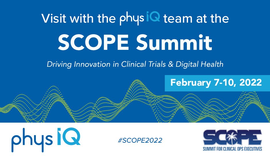 Can’t wait for #SCOPE2022 next week in Orlando. If you’re attending and would like to meet with the team and learn how <a href="/PhysIQ/">physIQ</a> is transforming #healthcare, please reach out.