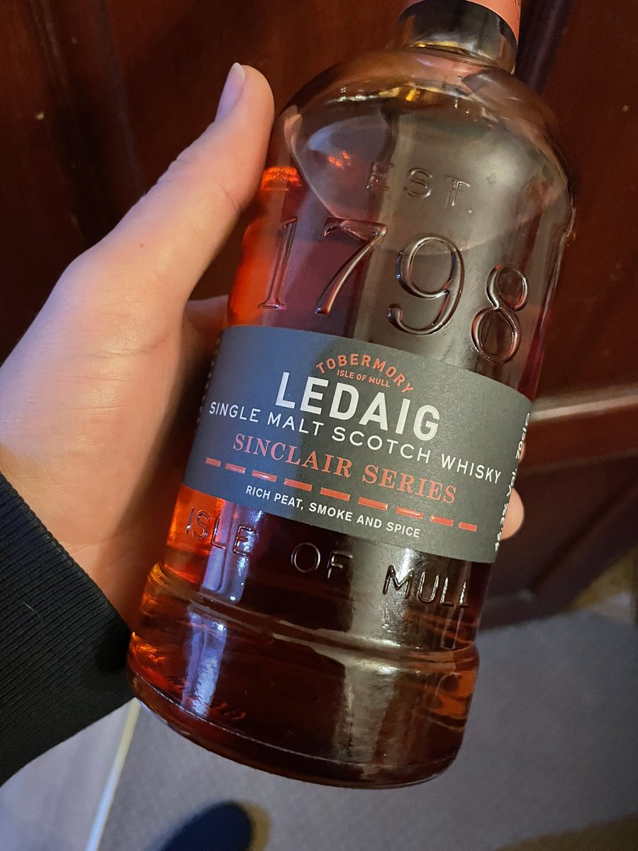 Birthday Dram @TobDistillery #Ledaig Rijoa Cask 🥃👌🏼