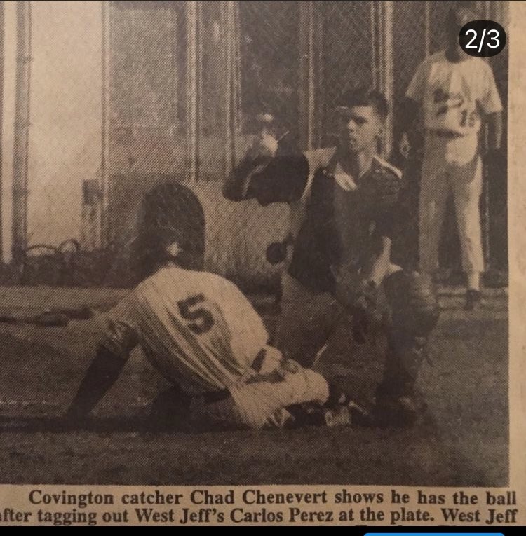 glove_doctor's tweet photo. I had no idea today was #NationalCatchersDay so here are some pics of me in my #hayday doing glove work behind the dish for The @CovingtonBSB Shout out to all the #catchers out there! #specialbreed #watchthemknees #keepblocking #baseball https://t.co/2u98S3uAqI