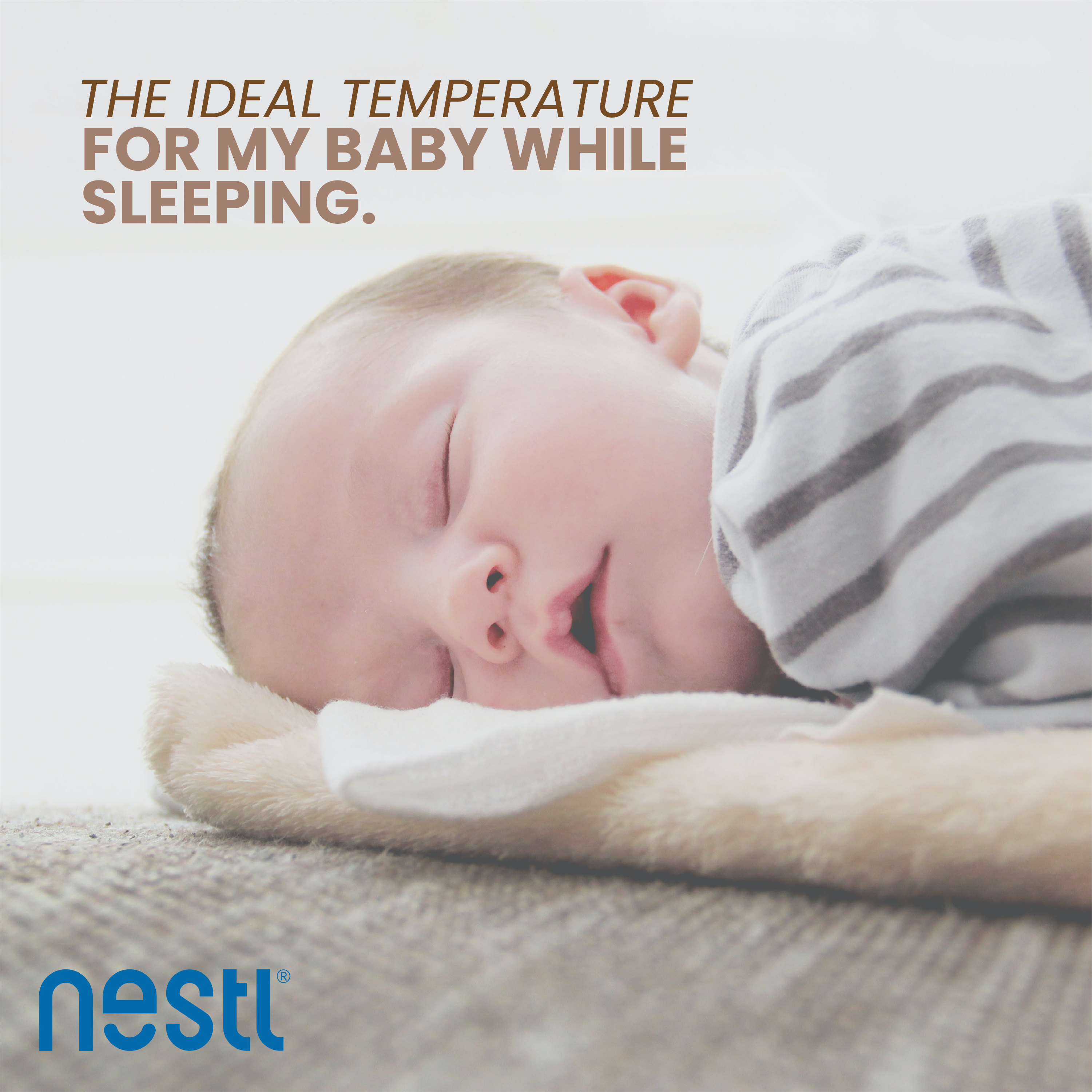 What is the ideal temperature for my baby's room?