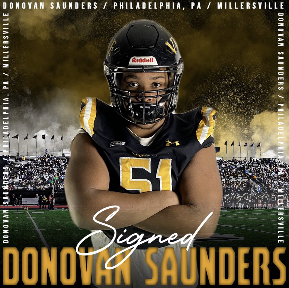 Welcome to the Family Donovan Saunders, OL from Northeast 6’2 285 〽️