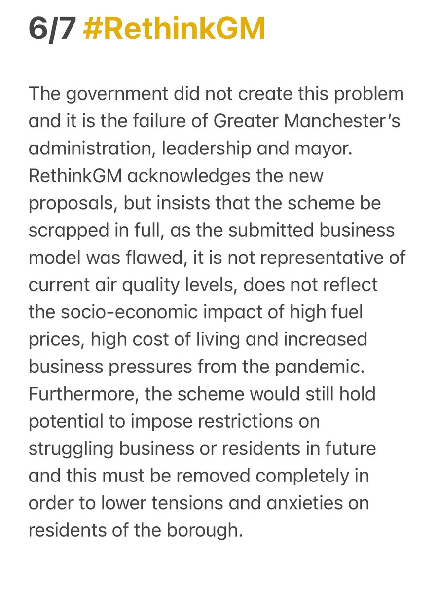 rethinkgm's tweet image. We have been failed by 
@MayorofGM @AndyBurnhamGM and GMCA.

We have just started. 

We will not stop until the GM CAZ is scrapped! 

@BorisJohnson @MPGeorgeEustice

#RethinkGM 🐝