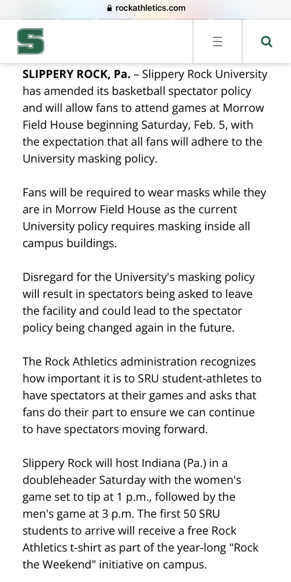 SRockRowdies's tweet photo. @TheRockWBB @RockBasketball HOME 🏀 GAME #MaskPolicy #PackMorrowFieldHouse https://t.co/dRONeWERai