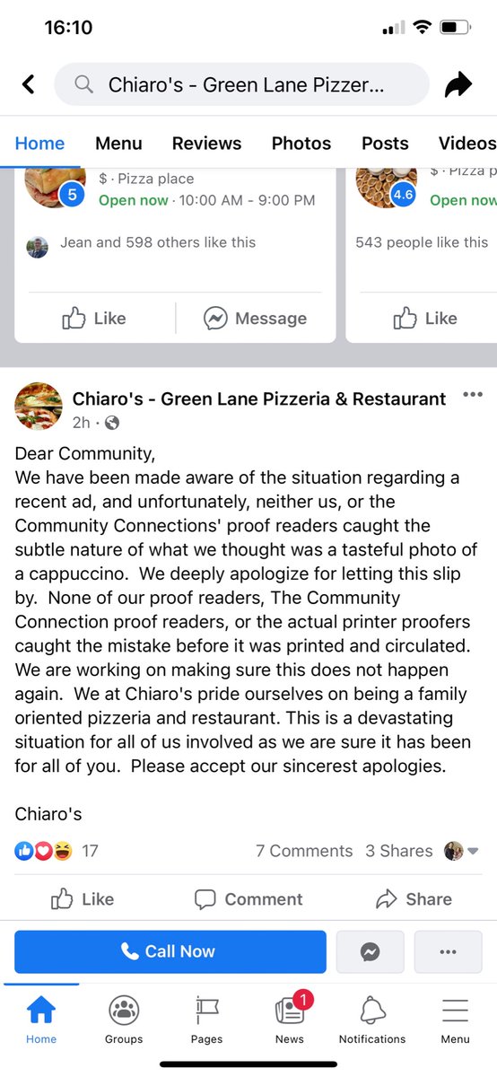 bergennestler's tweet photo. @katebarstool Their apology on Fb🙈🙈🙈 https://t.co/T7kActY674