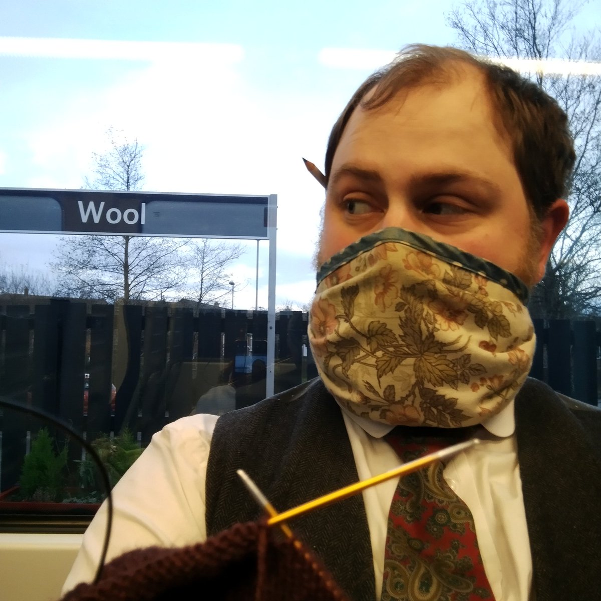 Knitting on the train home. ...how apt!

#wool #knitting #menwhoknit #dorset