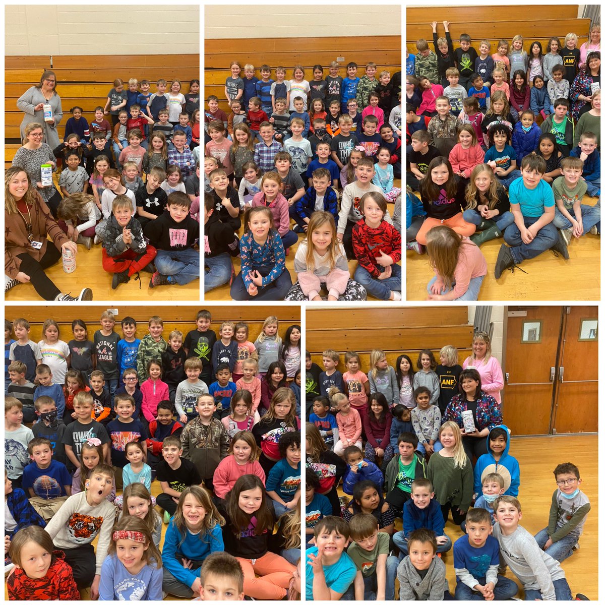 The time capsules are nestled in the trophy case. We cannot wait to have our <a href="/sbes_bobcats/">SBES</a> first graders back in 2033 as seniors to open them and read letters from their parents and teachers. How appropriate was it to use Clorox bottles for the “time capsules?!” 2-2-22 to 3-3-33