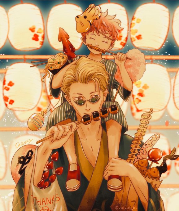 festival food 🍡✨ for @NanamiCookbook 

#JujutsuKaisen #呪術廻戦 