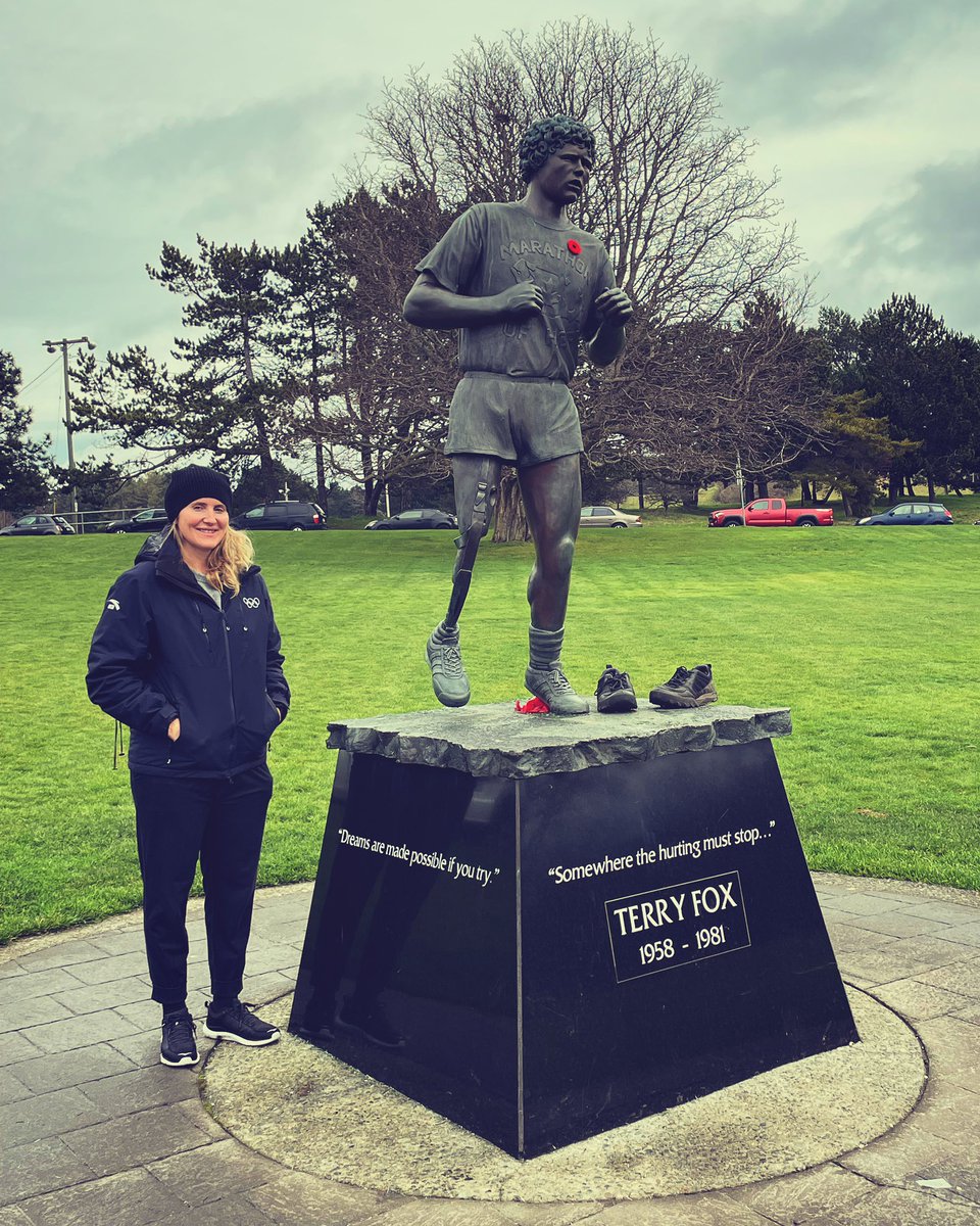 Convoy of 1 to check in on Terry.
He's still running strong. 🇨🇦.❤️.