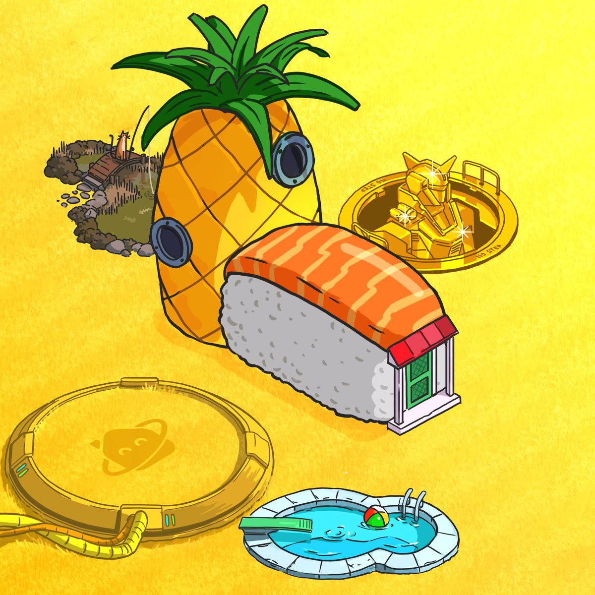 Doing a 🚨Giveaway🚨 for reaching 500 followers! I’m gifting 1 of my own Surrealestates, currently minting for passholders (don't forget to mint asap!)

To enter: 
1. Like &amp; Retweet
2. Follow <a href="/CheezusChrustX/">CheezyBoi.HL 🧀</a>  and @PPA_NFT 

I will select a winner in 48hrs and provide evidence!