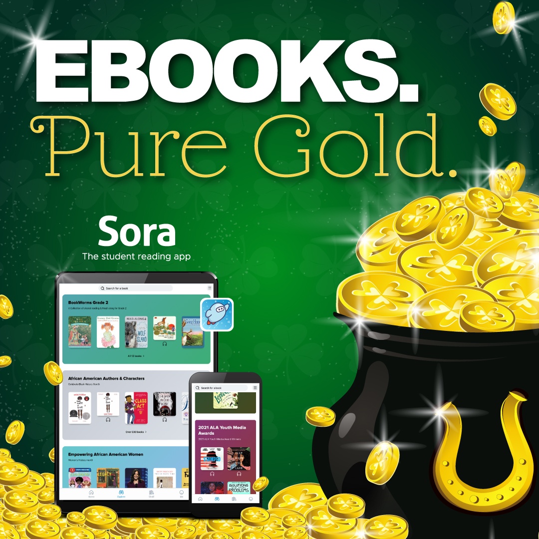 ButlerHSLibrary's tweet photo. Reading can take you anywhere. Sora can put a great book in your hands anytime, anywhere. https://t.co/DrsI2PSEZW