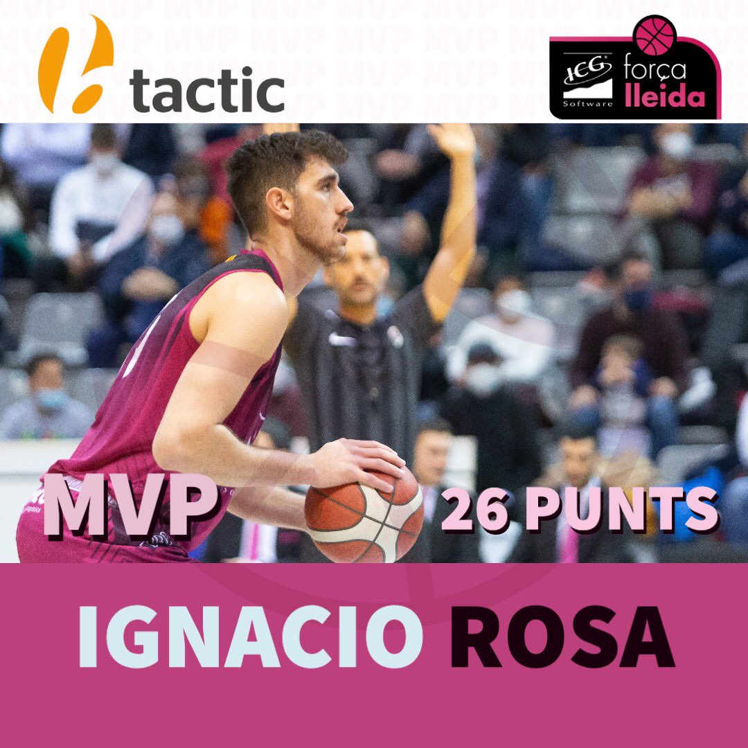 flleida's tweet photo. 🏅 MVP de l’equip per @ignaciorosa15 i els seus 26 de valoració

Gentilesa @btactic 

#ForçaLleida #lebor #leboro #lleida https://t.co/uxKsW6kXwB