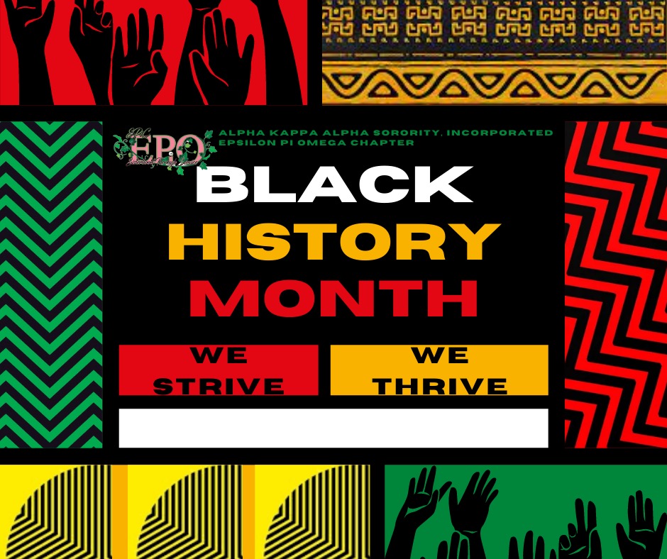 EpsilonPiOmega's tweet photo. Happy Black History Month!#CelebrateAllYear #WeAreBlackHistory #EPICEPiO https://t.co/XpHKBdfP4r