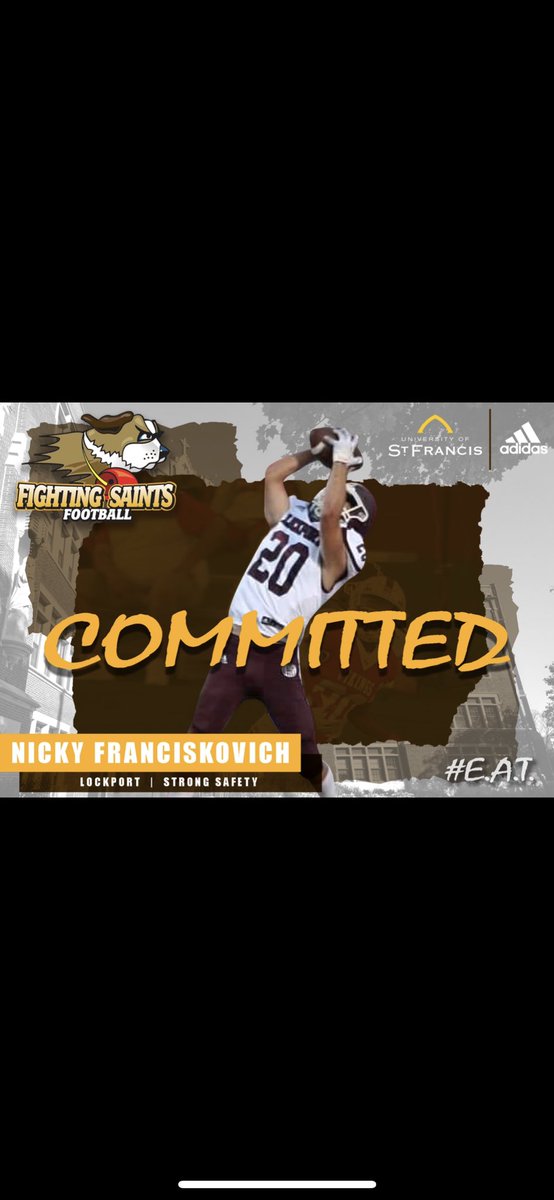 Nicky Franciskovich (@nickyfran12) on Twitter photo Thank you lockport!!! Committed USF 💛🤎<a href="/LTHSfootball/">Lockport Football</a> <a href="/JcurryJoe/">Joe Curry</a> <a href="/USFSaints/">USF Fighting Saints</a> <a href="/CoachKNorton/">Kristopher Norton</a> <a href="/coachmiller3634/">Tom Miller 🇺🇦</a> Thank you lockport!!! Committed USF 💛🤎<a href="/LTHSfootball/">Lockport Football</a> <a href="/JcurryJoe/">Joe Curry</a> <a href="/USFSaints/">USF Fighting Saints</a> <a href="/CoachKNorton/">Kristopher Norton</a> <a href="/coachmiller3634/">Tom Miller 🇺🇦</a>