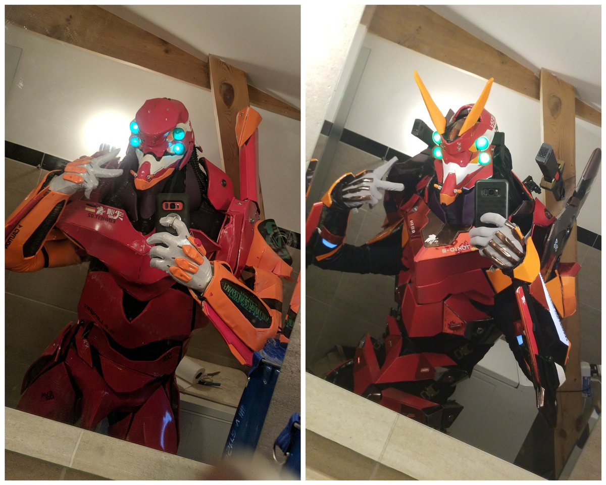 maolocosplay's tweet photo. 2017 vs 2022
To be honest, I never thought I would make EVA 02 again… 
#unit02redesignproject https://t.co/0La0GgxEO0