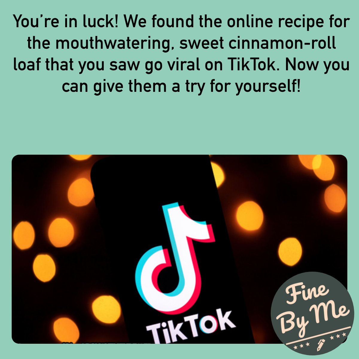 Fine By Me tweet media