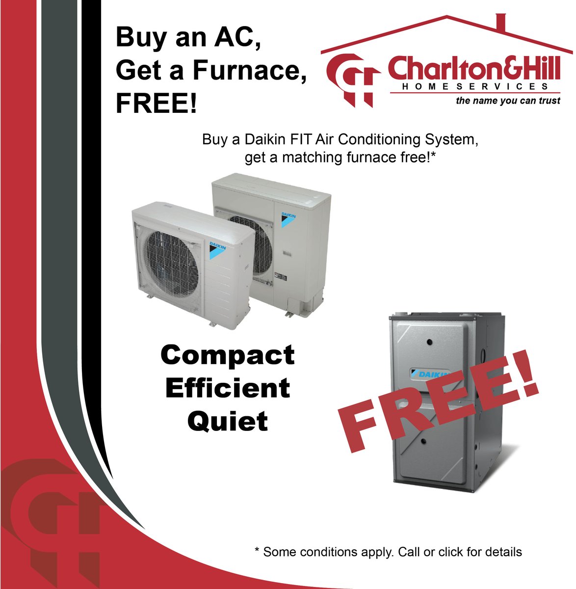 Buy an AC, Get a furnace, Free!

#furnace #airconditioner