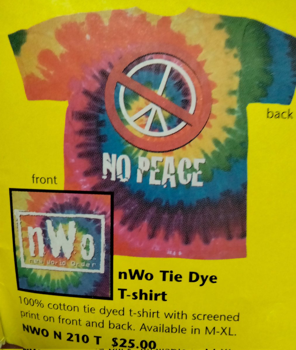 nwo tie dye shirt