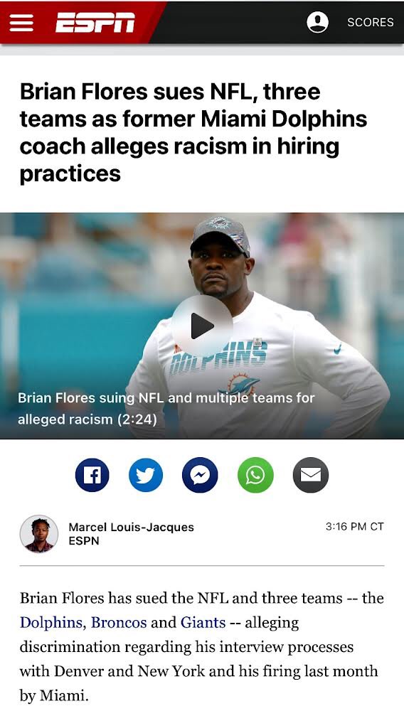 mrleerivers's tweet photo. Love everything about this. So proud of Coach Flores. #nfl #dobetter https://t.co/fHGbx4b99a
