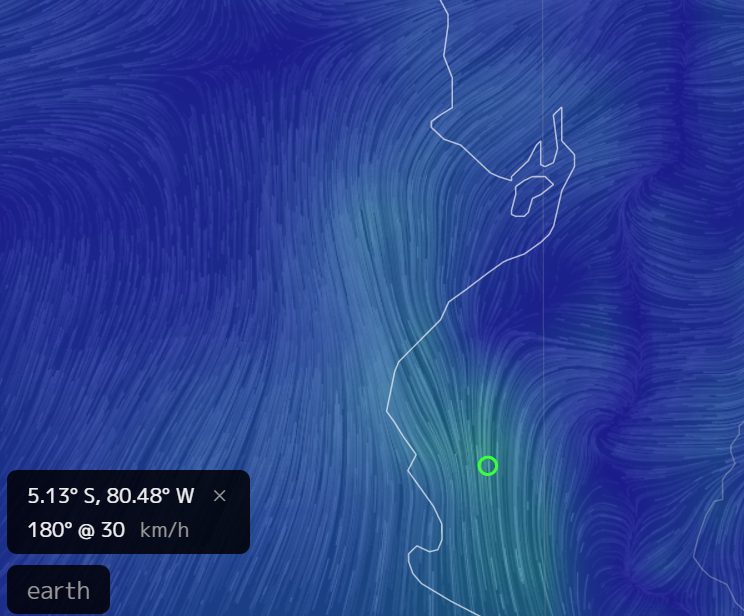 inamhi_ec's tweet photo. Debido a la intensificación del #viento, de componente sur, en los niveles próximos a la superficie terrestre, existe el transporte de #materialparticulado desde las costas de Perú afectando a varias localidades del sur del #Ecuador. https://t.co/85lX1BNMeB