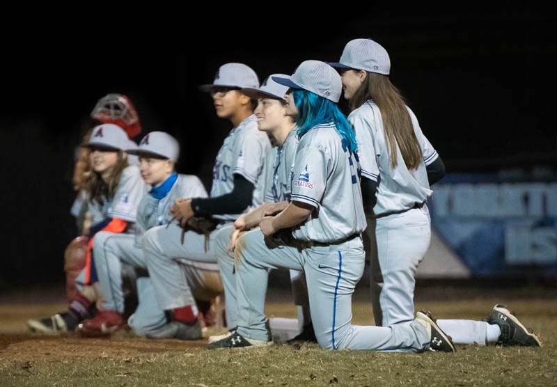 ASBR_Senators's tweet photo. There’s women’s sports, then there’s women IN sports. We dig both, but have a special fondness for showing the girls can grind, train, & play *with* the boys! #baseballforall #NGWSD #SenatorsWay https://t.co/I2GsQSfmlt