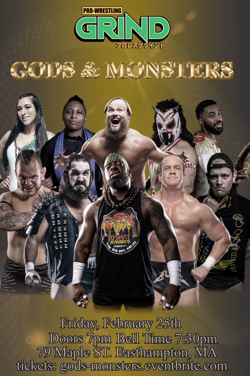 Gods And Monsters takes place at the Pulaski Club Friday, February 25th at 7:30PM! Tickets on sale now: gods-monsters.eventbrite.com