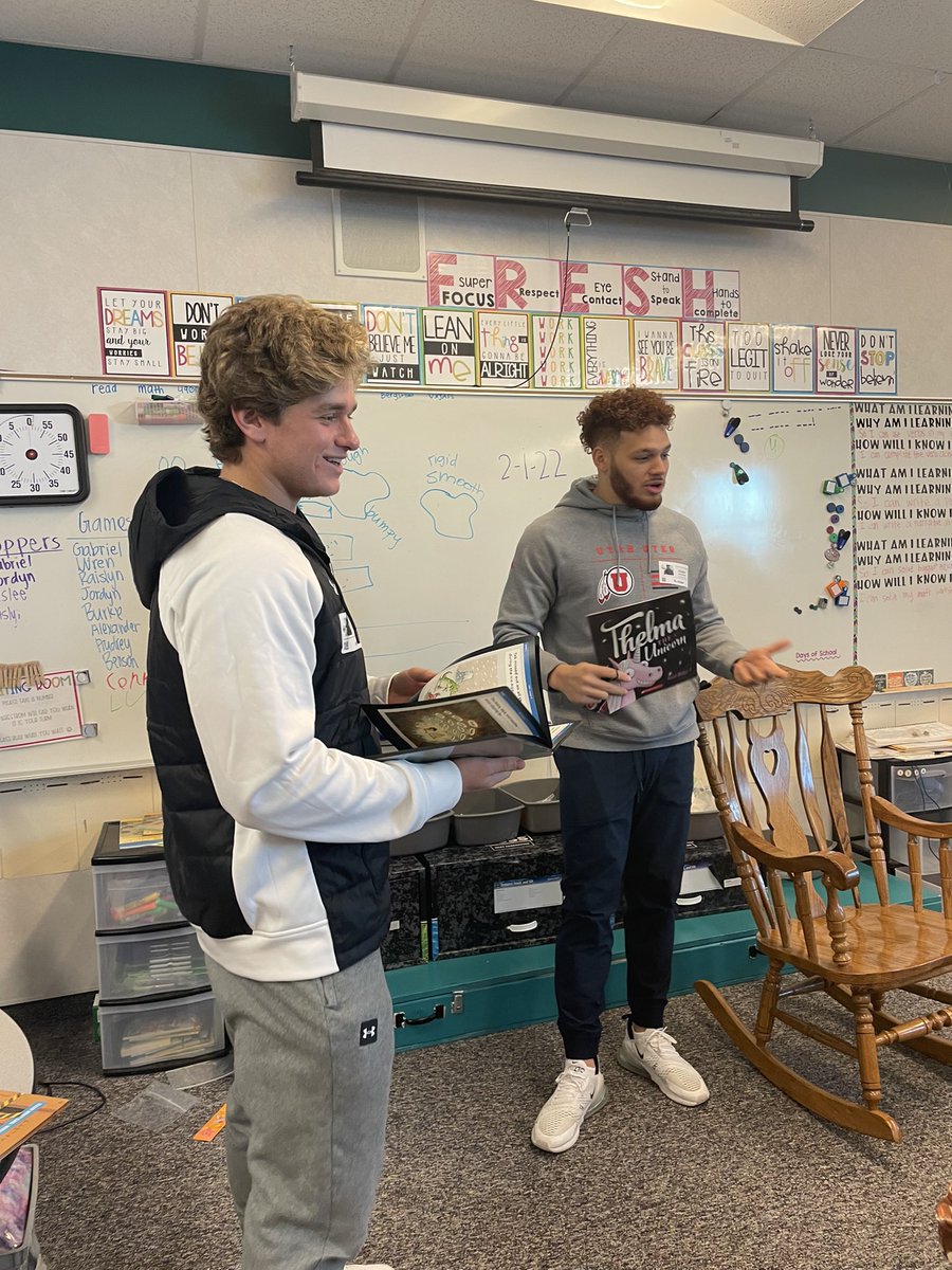 Utah_Football's tweet photo. Happy World Read Aloud Day! https://t.co/xEoA08FroN