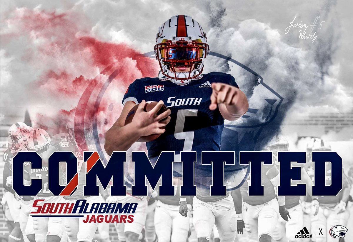 I am honored and blessed to announce that I will be continuing my academic and athletic career at The University of South Alabama! #GOJAGS #LEO
<a href="/MosleyDolphinFB/">Mosley Football</a> @WeAreSouth_FB
<a href="/KaneWommack/">Kane Wommack</a> <a href="/CoachWindham/">Will Windham</a> <a href="/coreybatoon/">Corey Batoon</a>