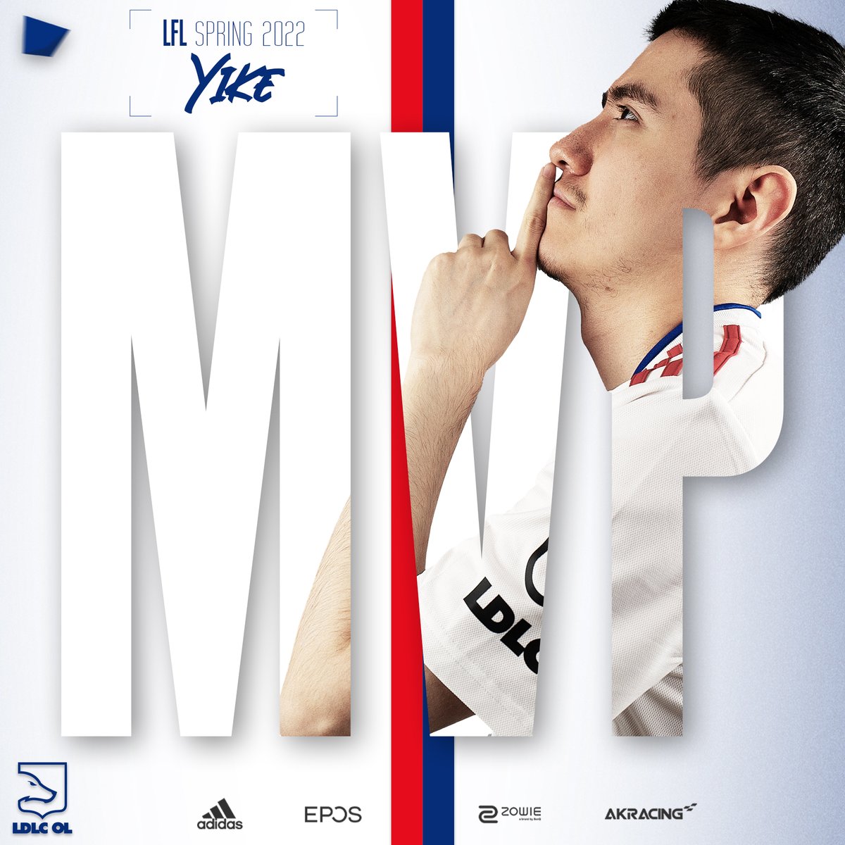 LDLC_OL's tweet photo. Première scène et contre son ancienne équipe. Une performance INSANE de @YikeLoL et un MVP plus que mérité ! #LFL https://t.co/qjYYotpDFk