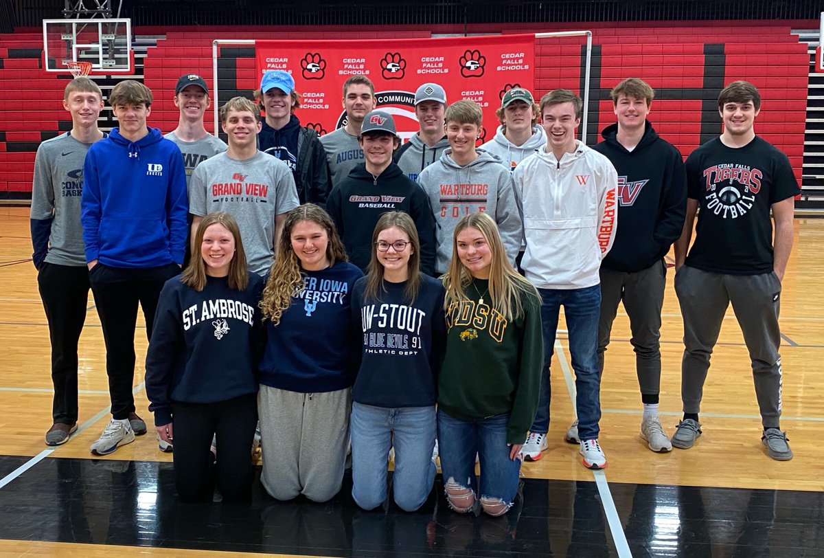 CFHSGoTigers's tweet photo. Congratulations to these #tigerpride student-athletes on their next academic and athletic commitment. Learn more at: https://t.co/E9tUMcdU5S #signingday https://t.co/f8MXJkPCFb