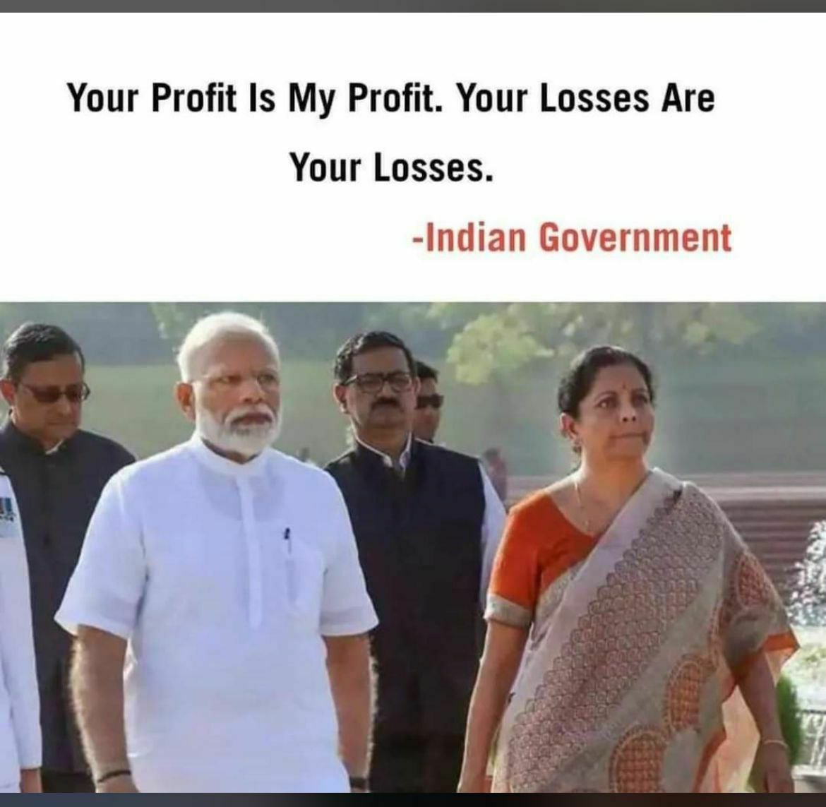 Shadow_turn's tweet photo. Indian Government to the Trader
#GodiGovernment
#GovernmentWantsBheek https://t.co/iSryiBuqO7