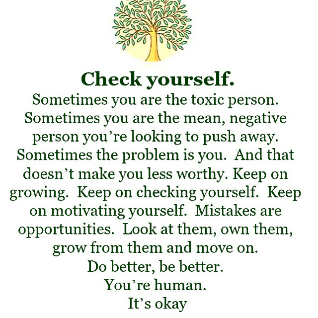 YouAreBorn2Be's tweet photo. Check Yourself…
Be Better!

#BeBETTER #PersonalGrowth #CheckYourself #LessonsLearnedInLife 
#Born2Be #SelfImprovement https://t.co/ykIKfDsEj2