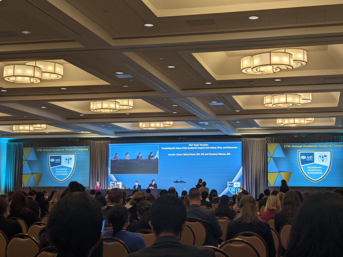 Thank you <a href="/mehulvraval/">Mehul V Raval</a> @drsuswarner  for an excellent panel on the value of the Academic Surgeon! Some great discussion!! #ASC2022 <a href="/AcademicSurgery/">Assoc4AcademicSurgery</a> <a href="/UnivSurg/">Society of University Surgeons (SUS)</a>